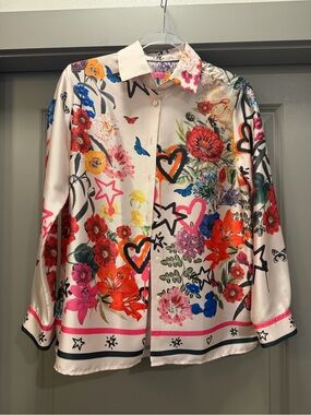 Vilagallo Irina Botanic Graffiti Blouse